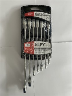 JNLEY-CR-V-JL-0005-Ключи трещеточные-7 предметов ПРЯМЫЕ(8,10,12,13,14,17,19) 8532