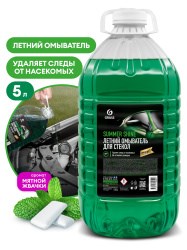 _GRASS-110453-Мухомой-Стеклоомывающая жидкость Sammer Shine-МЯТА для стекол-5 литров (2) 110453