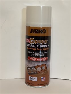 АБРО-CG-418-R-Герметик спрей медный для прокладок-450 гр-(12) КНР  CG-418