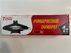 _Домкрат Ромбический ТИТАН-1,0-тонна (100-350 мм) СТ-101 (10 )ручка сьемная 6406