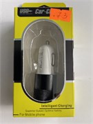 _ШТУЦЕР №А-73- с 2-USB-12V-24V-2.1А - чёрно-белый (СРЕДНИЙ)  2808
